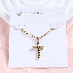 Kendra Scott - Jada Cross Short Necklace Gold